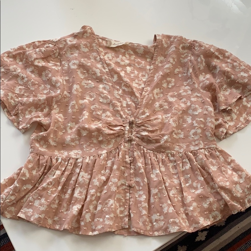 Altar’d State missing button babydoll top - Picture 1 of 2